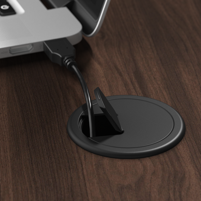 Hybrid 60W x 30D Computer Table Desk with Metal Legs
