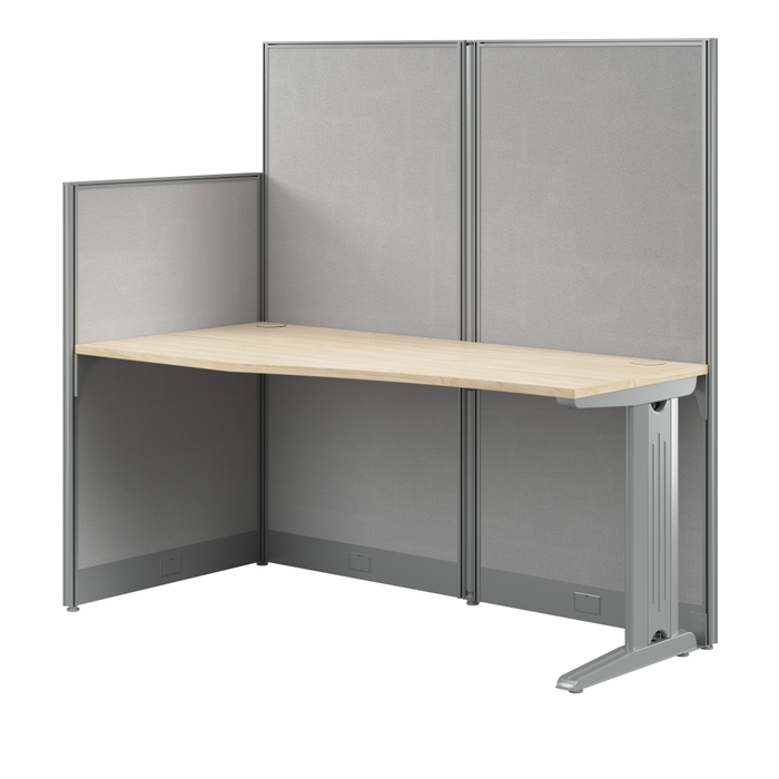 Office in an Hour 65W x 33D Straight Cubicle Desk