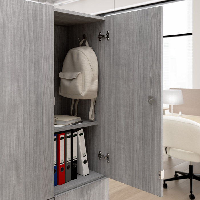 Assure Two Tier 4 Door Storage Lockers with Keypad Locks