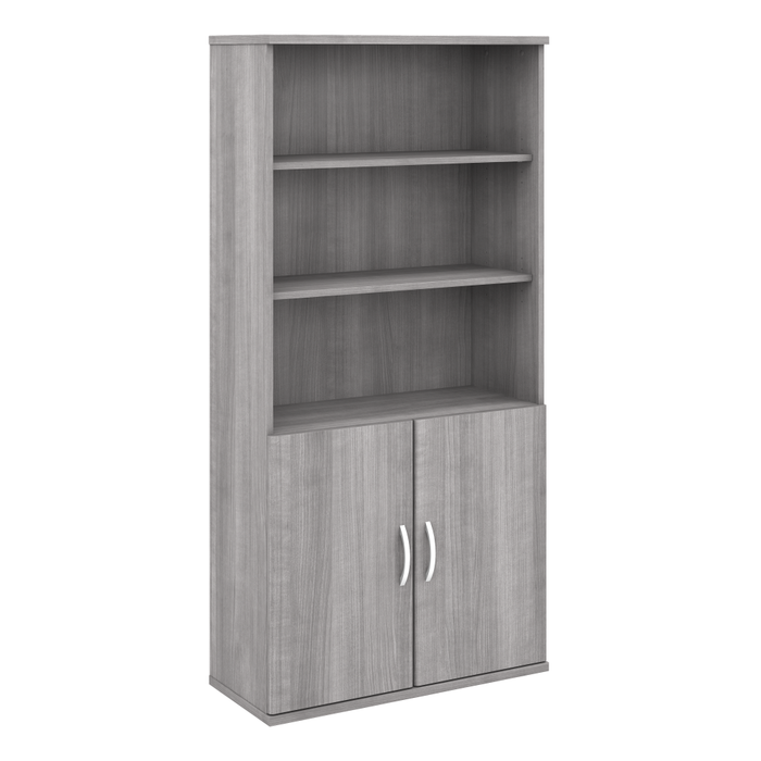 Studio A Tall 5 Shelf Bookcase with Doors