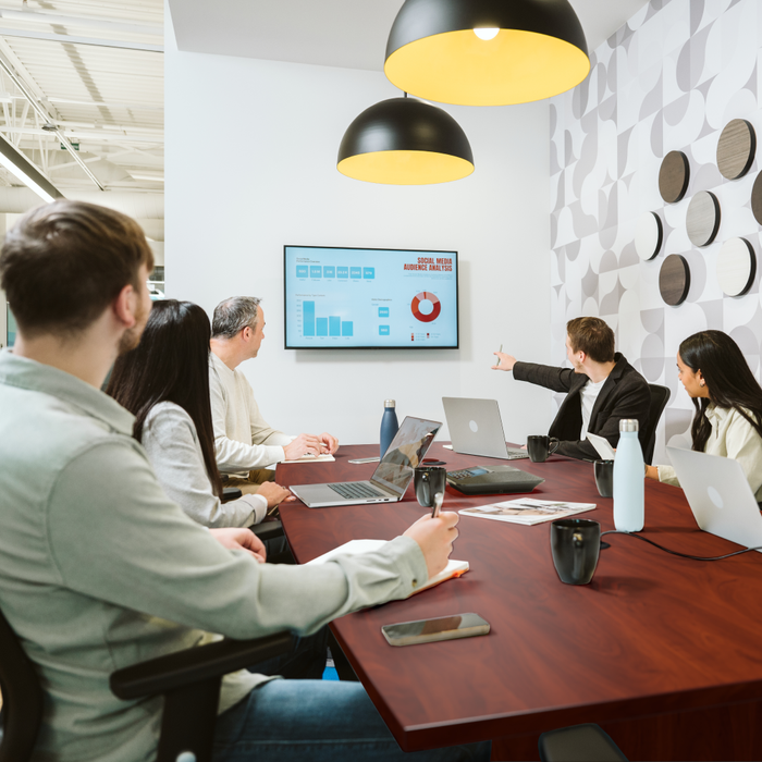 120-inch Office Conference Table with Wood Base