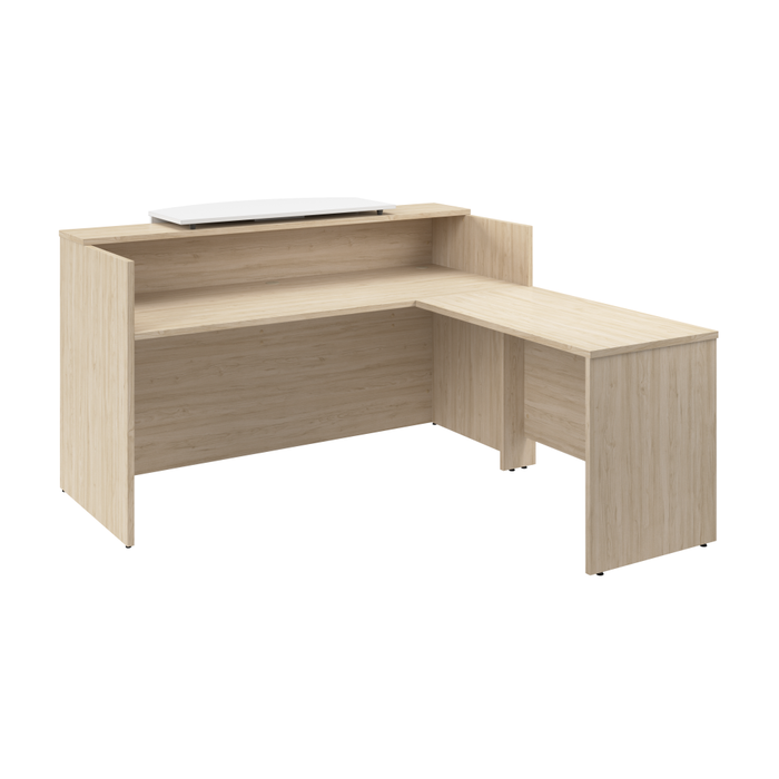 Arrive 72W x 72D L Shaped Reception Desk with Counter