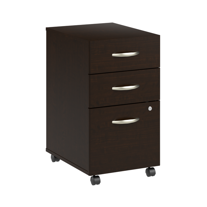 Arrive 3 Drawer Mobile File Cabinet - Assembled