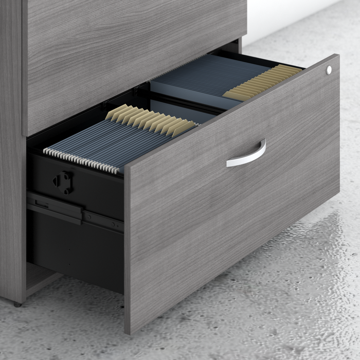 Hybrid 2 Drawer Lateral File Cabinet - Assembled