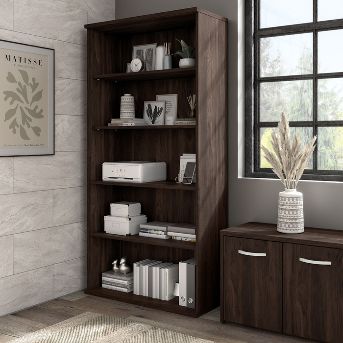 Hybrid Tall 5 Shelf Bookcase