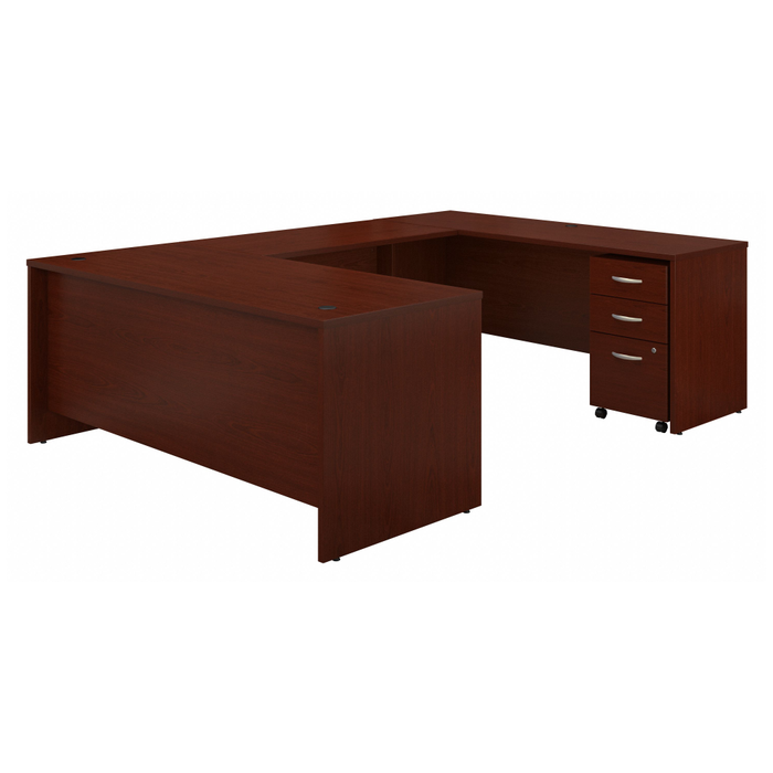 Series C 72W x 30D U Shaped Desk with Mobile File Cabinet