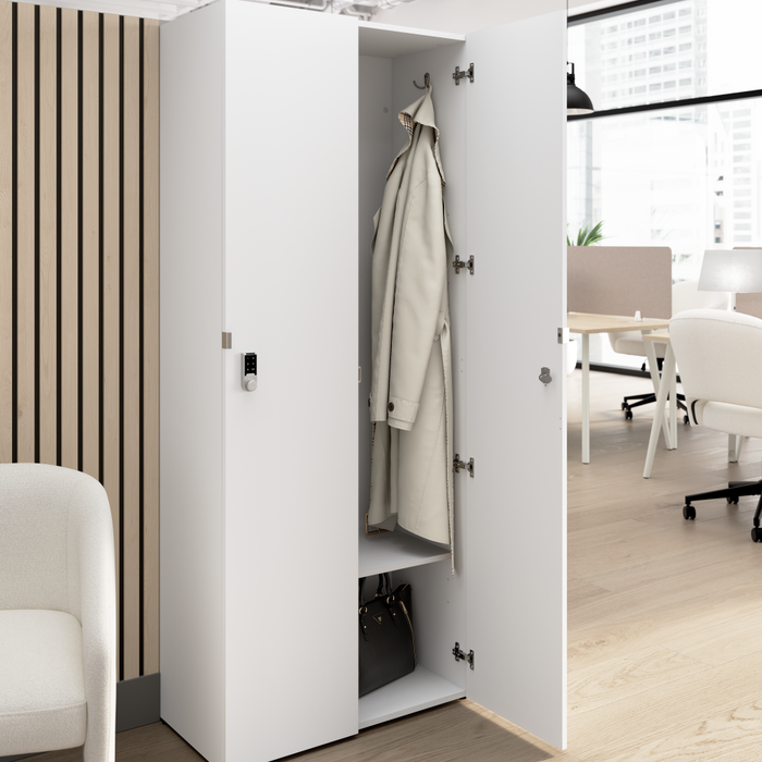 Assure Single Tier 2 Door Storage Locker with Keypad Locks