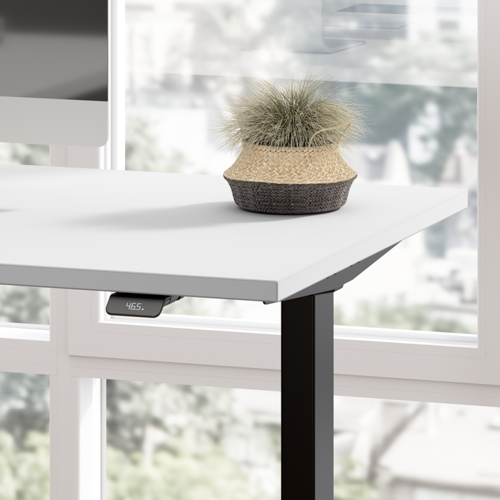 Move 60 Series 60W Height Adjustable L Shaped Standing Desk