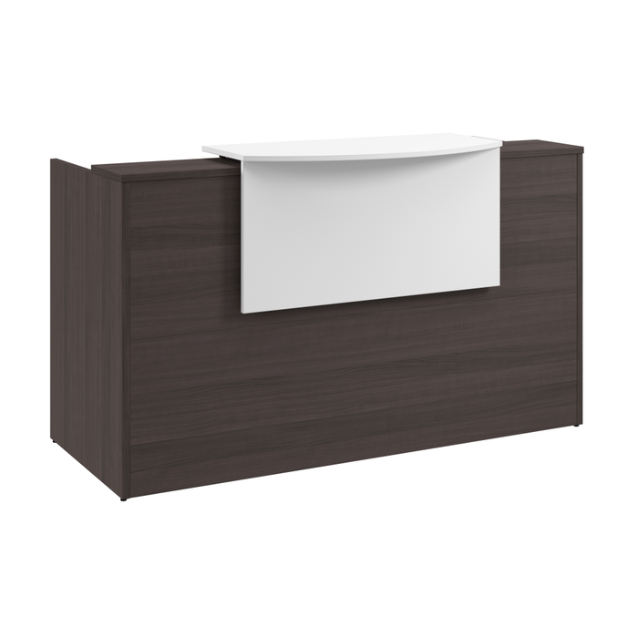 Arrive 72W x 30D Reception Desk with Counter and Mobile File Cabinet