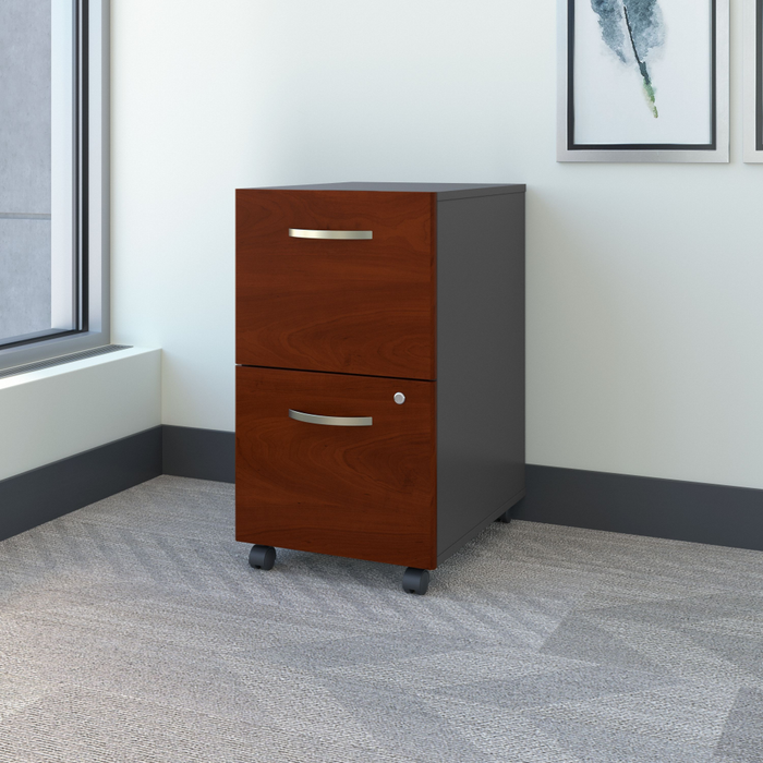 Series C 2 Drawer Mobile File Cabinet - Assembled