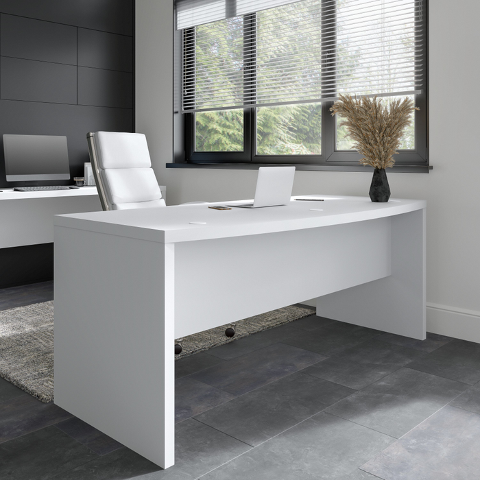 Echo 72W Bow Front Desk