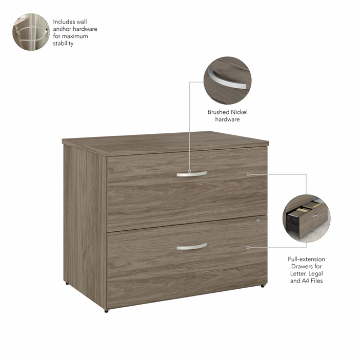 Studio C 2 Drawer Lateral File Cabinet
