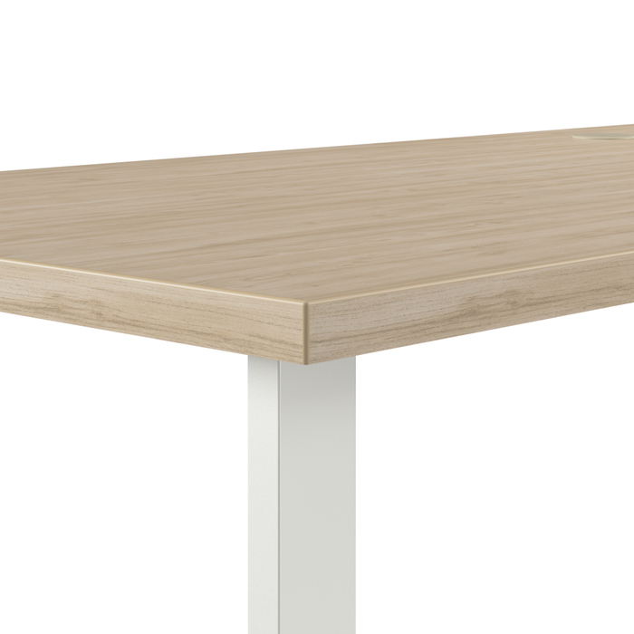 Hustle 60W x 30D L Shaped Computer Desk with Metal Legs