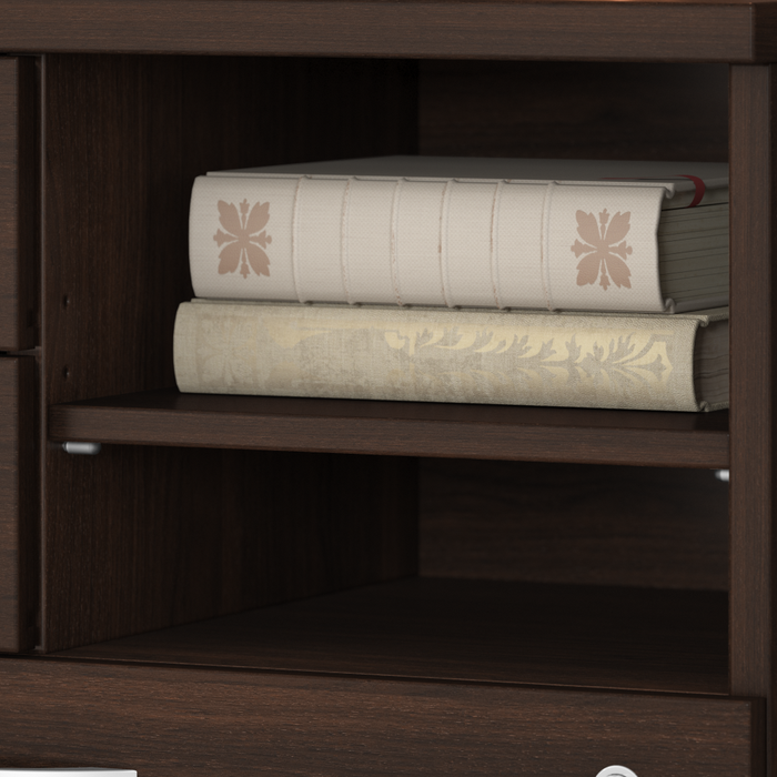 Hybrid Office Storage Cabinet with Drawers and Shelves
