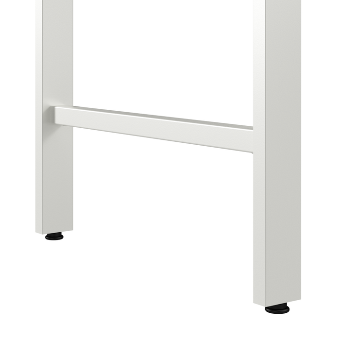 Hustle 72W x 30D L Shaped Computer Desk with Metal Legs