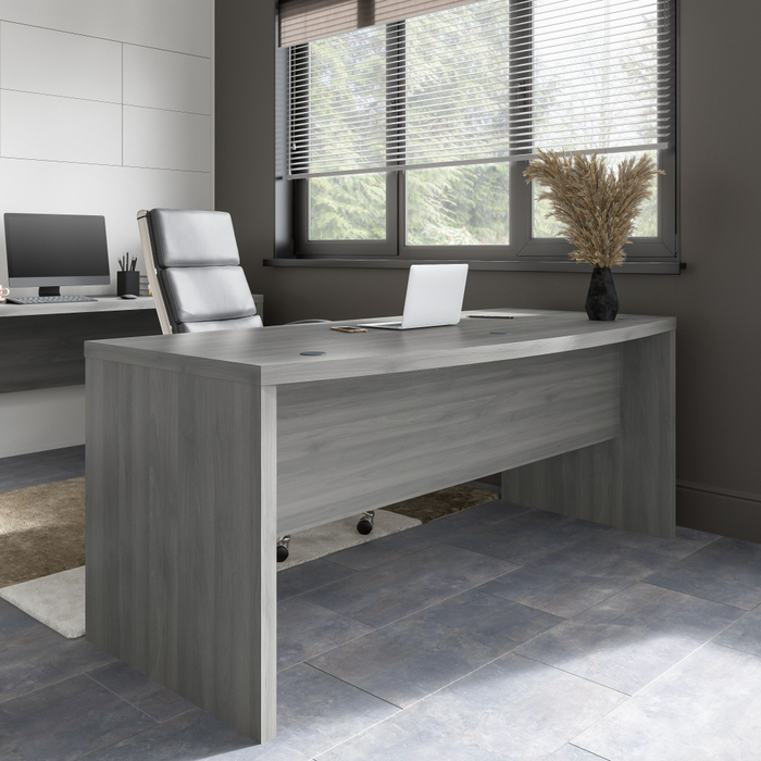 Echo 72W Bow Front Desk