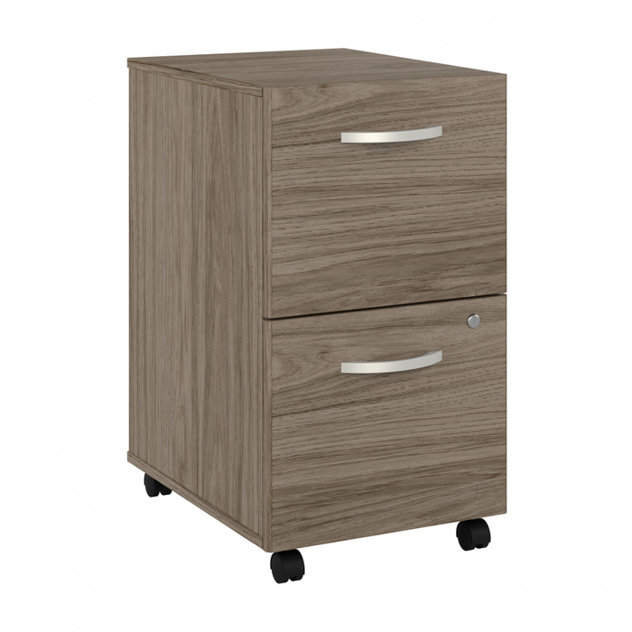 Hybrid 2 Drawer Mobile File Cabinet - Assembled