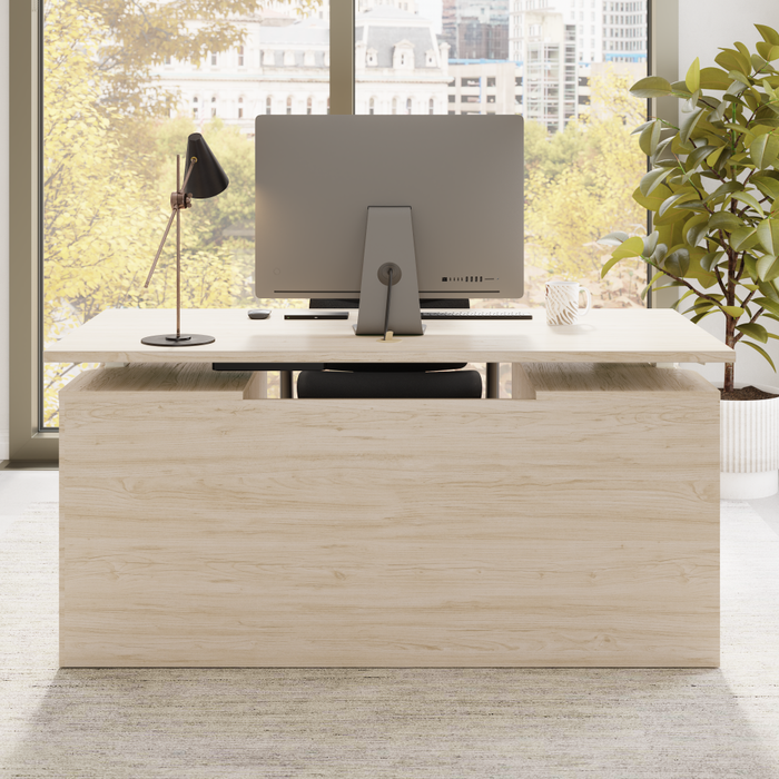 Stratus 60W x 30D Electric Height Adjustable Standing Desk with Modesty Panel