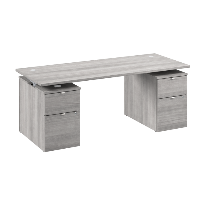 Stratus 72W x 30D Electric Height Adjustable Standing Desk with Drawers