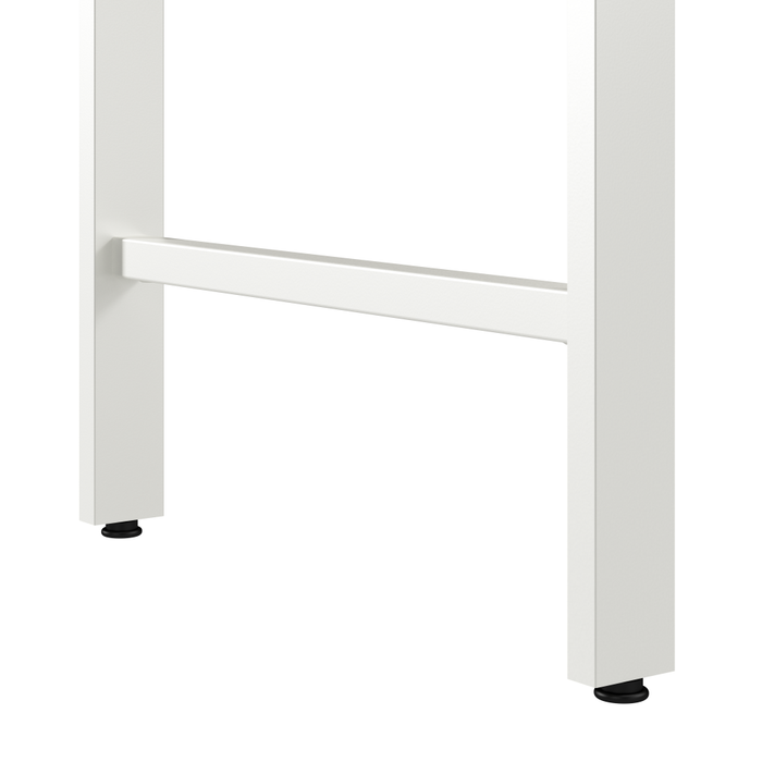 Hustle 2 Person Computer Desk with Mobile Storage Cabinets, Power Grommets, and Privacy Screen
