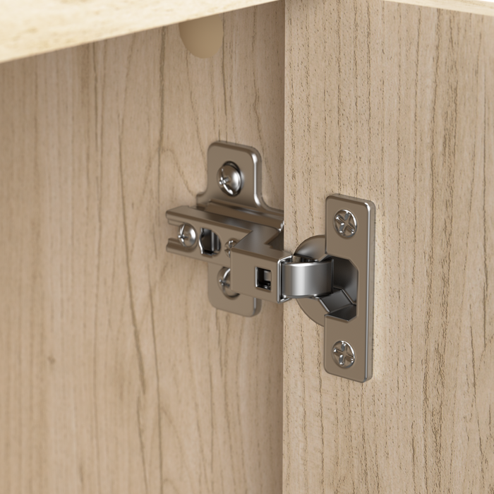 Office in an Hour Cubicle Storage Hutch with Paper Trays and Pencil Holder