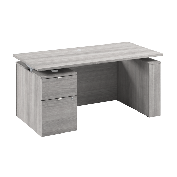 Stratus 60W x 30D Eletric Height Adjustable Standing Desk with File Cabinet