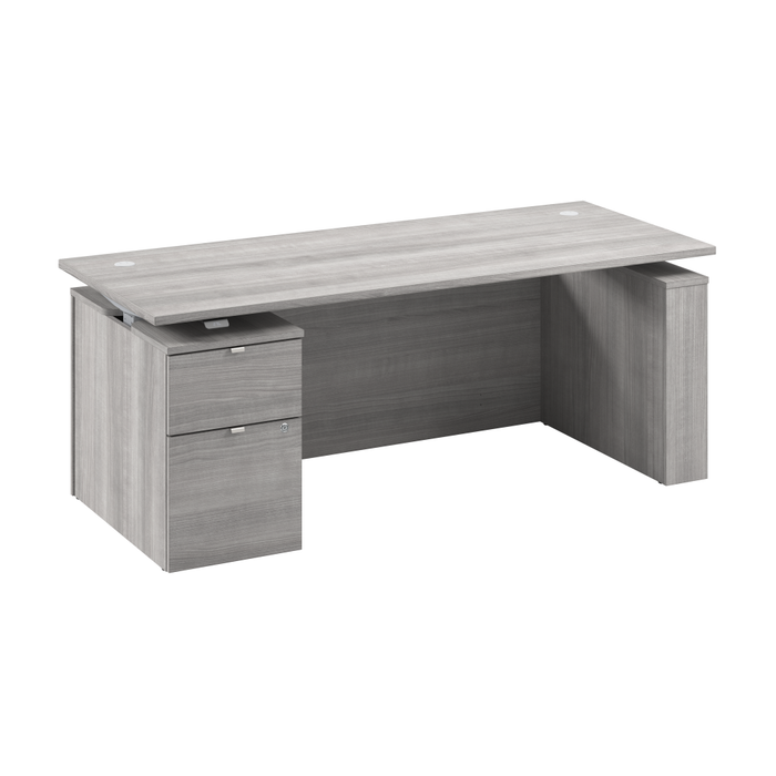 Stratus 72W x 30D Eletric Height Adjustable Standing Desk with File Cabinet