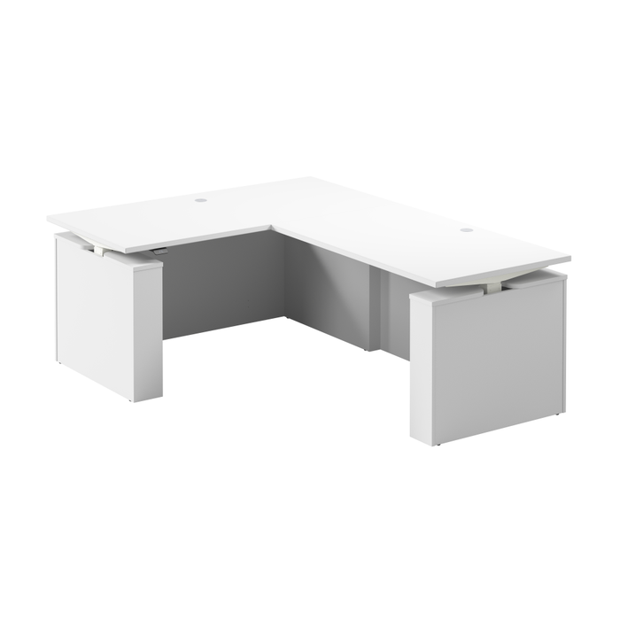 Stratus 60W x 78D Electric Height Adjustable L Shaped Standing Desk
