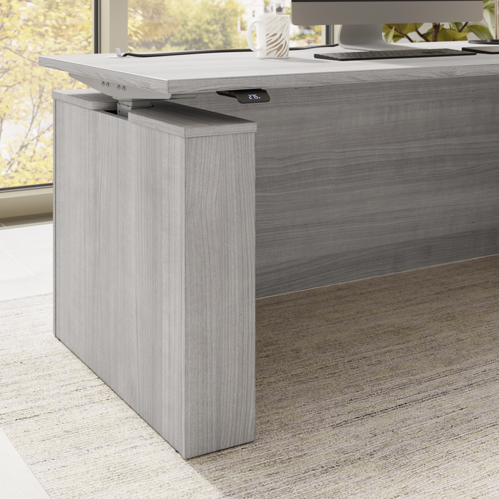 Stratus 72W x 30D Electric Height Adjustable Standing Desk with Modesty Panel