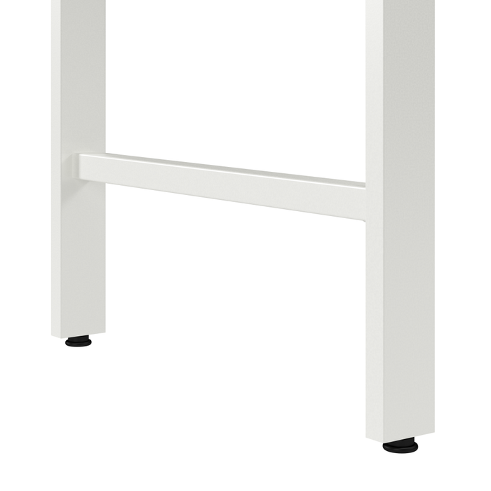 Hustle 2 Person Computer Desk with Mobile File Cabinets, Power Grommets, and Privacy Screen