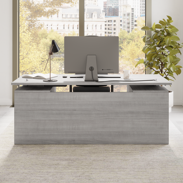 Stratus 72W x 30D Electric Height Adjustable Standing Desk with Modesty Panel