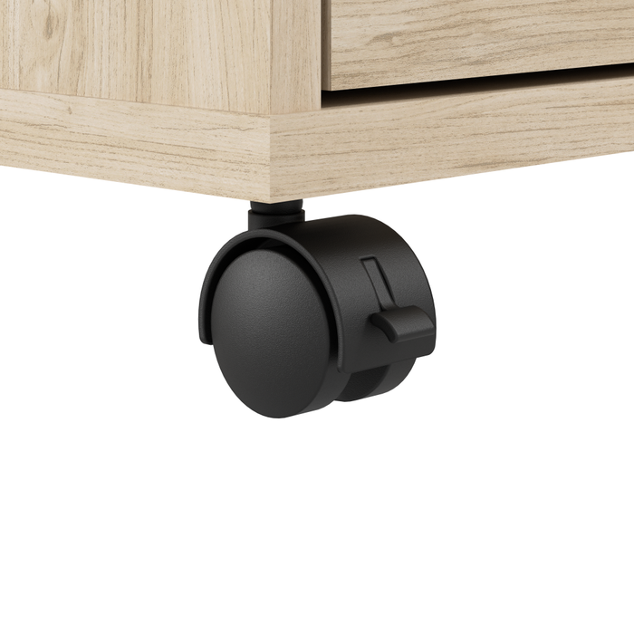Hustle 4 Person L Shaped Desk with Mobile File Cabinets, Power Grommets, and Privacy Screens