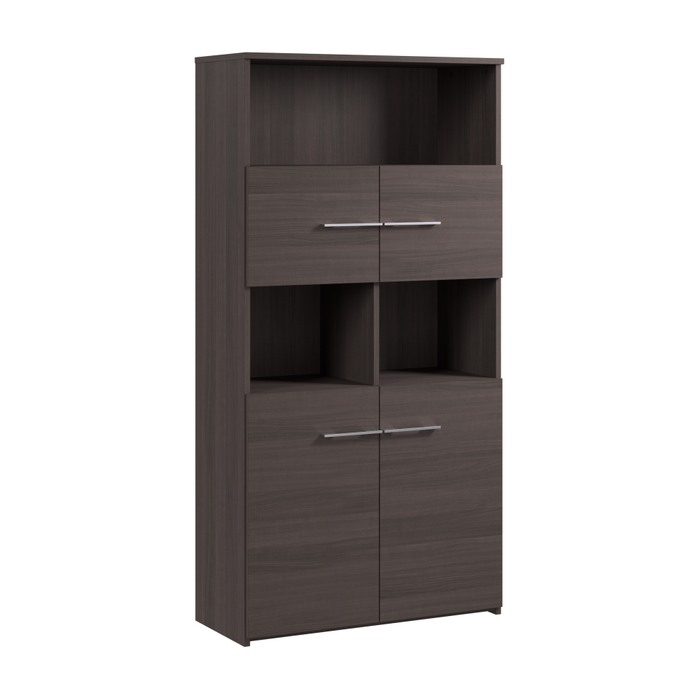 Office 500 5 Shelf Bookcase with Doors