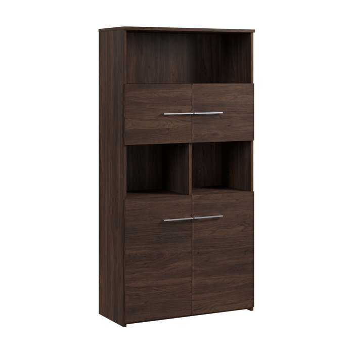 Office 500 5 Shelf Bookcase with Doors