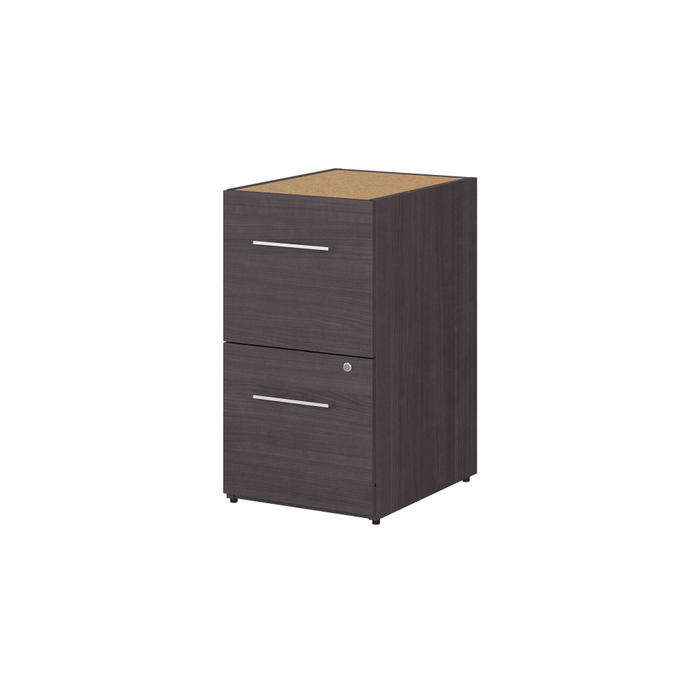 Office 500 16W 2 Drawer File Cabinet - Assembled