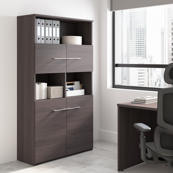 Office 500 5 Shelf Bookcase with Doors
