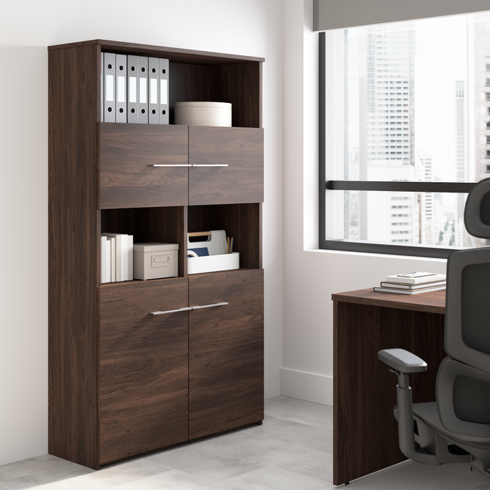 Office 500 5 Shelf Bookcase with Doors