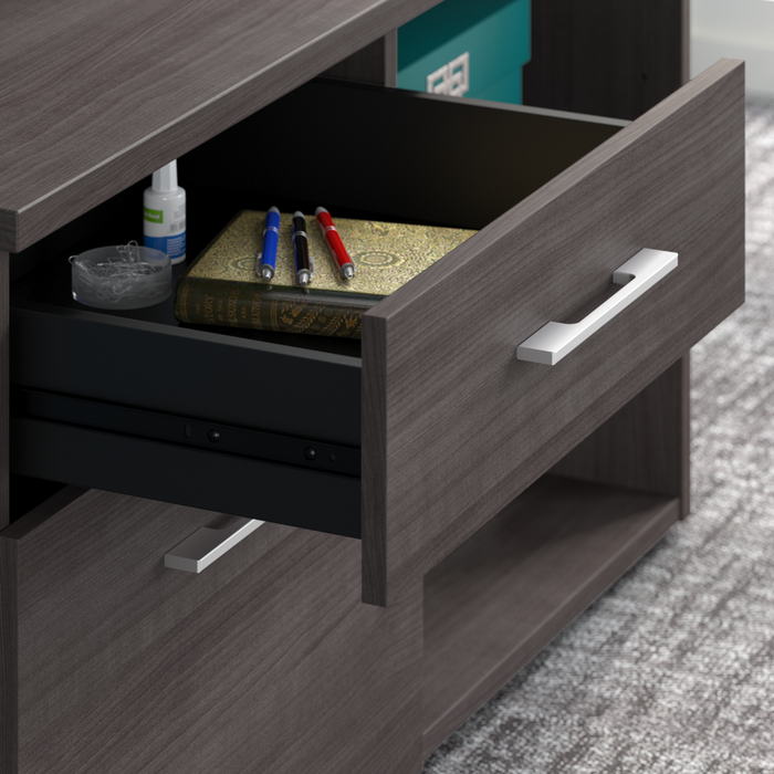Office 500 72W L Shaped Executive Desk with Drawers