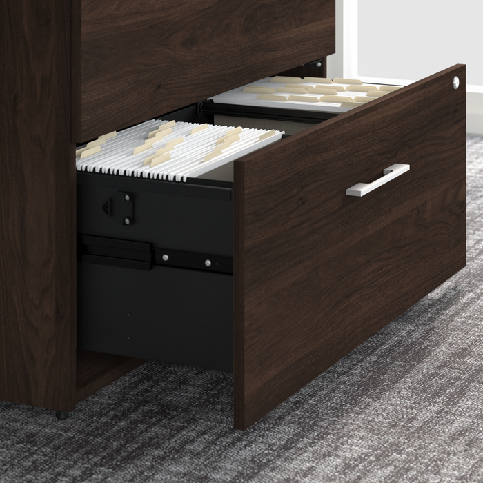 Office 500 Low Storage Cabinet with Drawers and Shelves