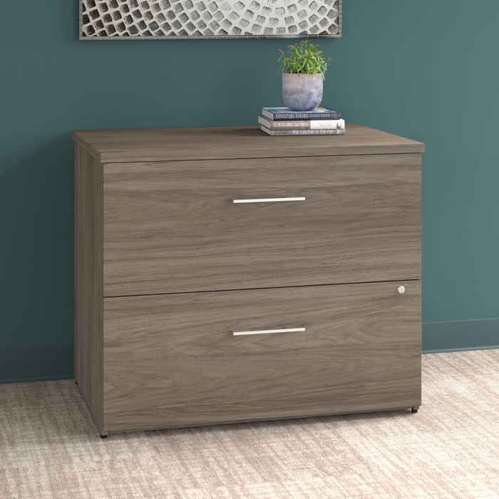 Office 500 36W 2 Drawer Lateral File Cabinet - Assembled
