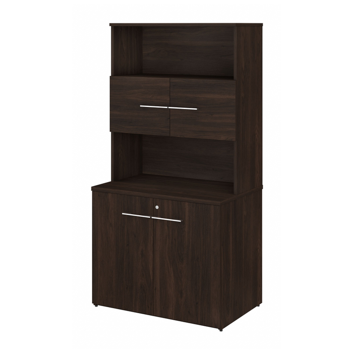 Office 500 36W Tall Storage Cabinet with Doors and Shelves