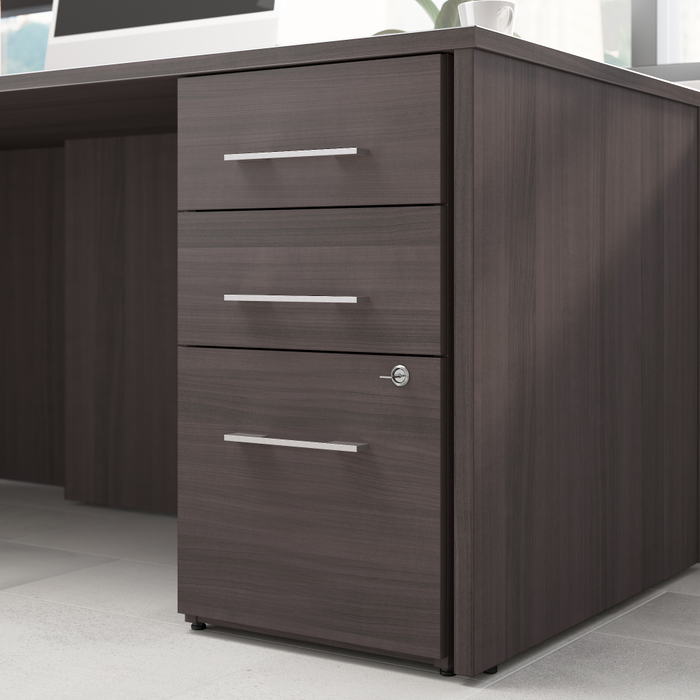 Office 500 16W 3 Drawer File Cabinet - Assembled