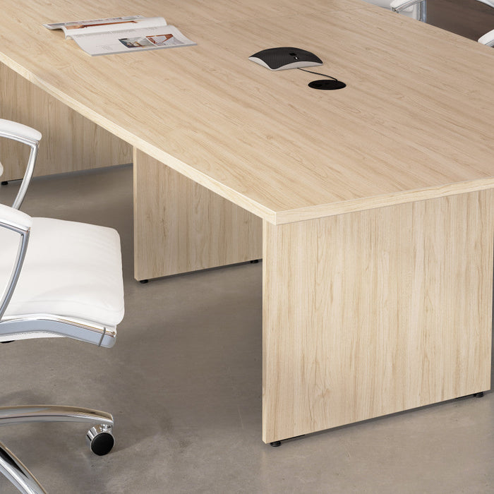 120-inch Office Conference Table with Wood Base