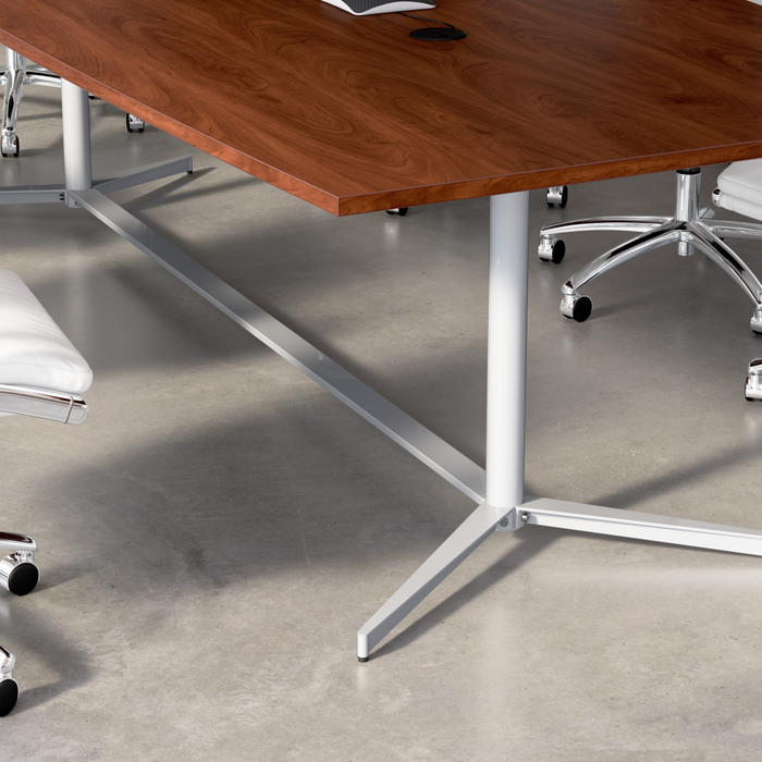 72-inch Office Conference Table with Metal Base