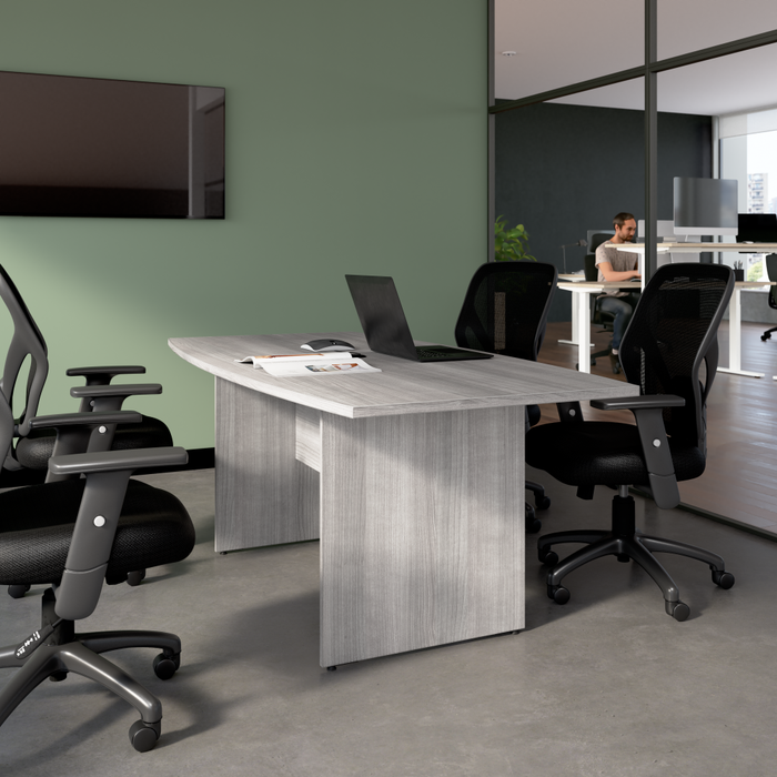 72-inch Office Conference Table with Wood Base