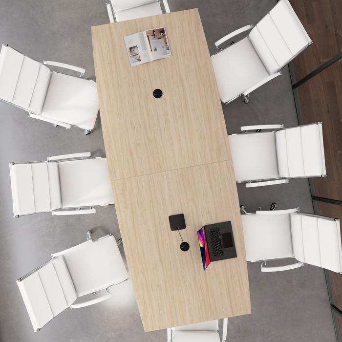 120-inch Office Conference Table with Metal Base