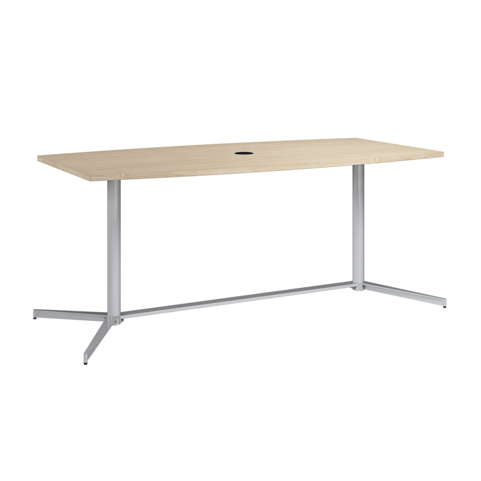 72-inch Office Conference Table with Metal Base