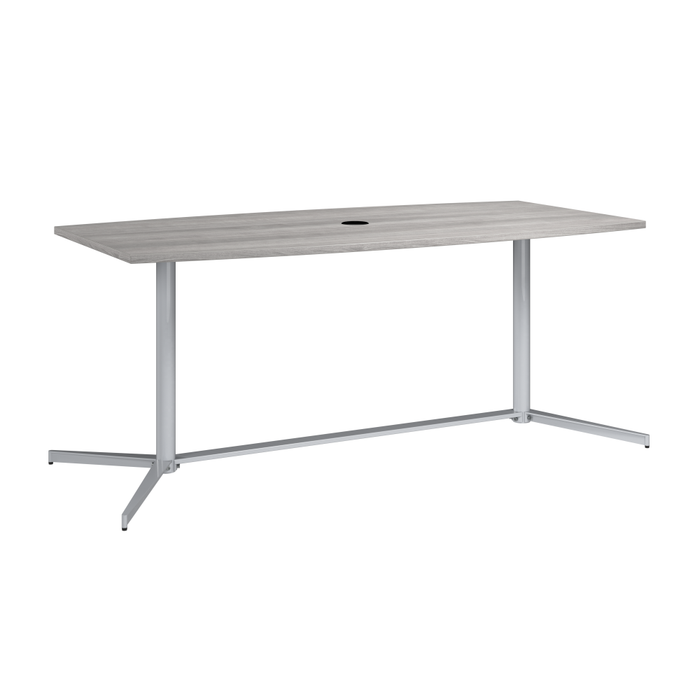 72-inch Office Conference Table with Metal Base