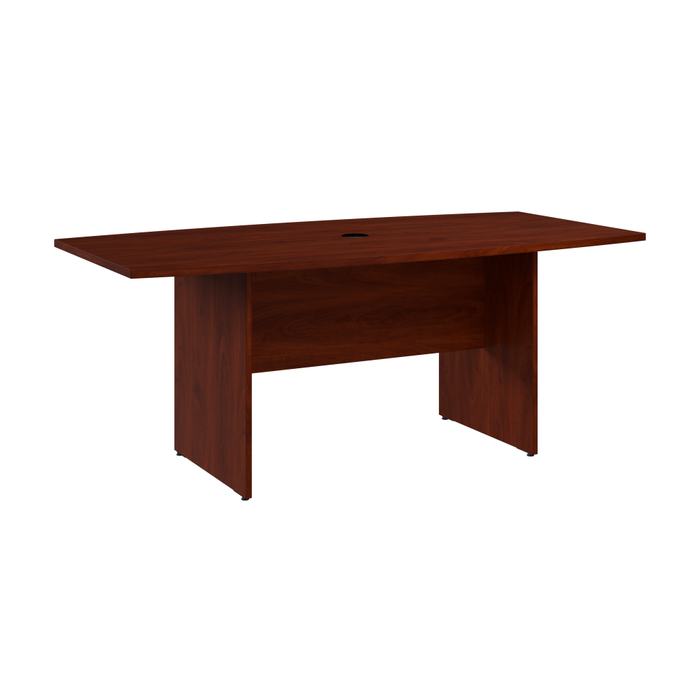 72-inch Office Conference Table with Wood Base