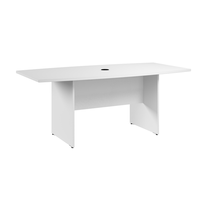 72-inch Office Conference Table with Wood Base
